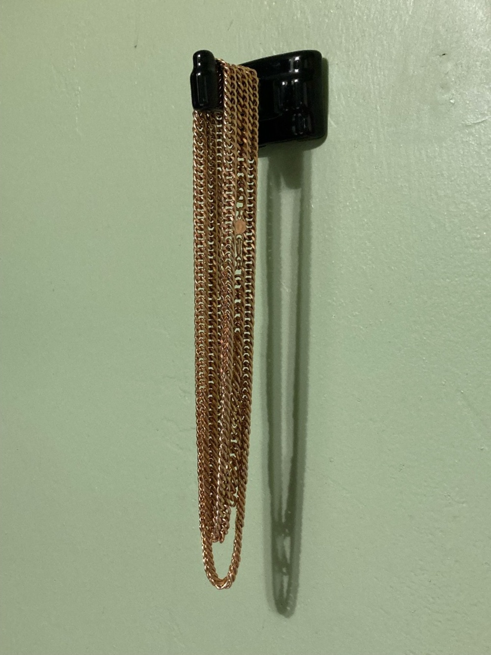 Vintage Necklace "ACCESSOCRAFT" Long Gold-Tone Layering Chain